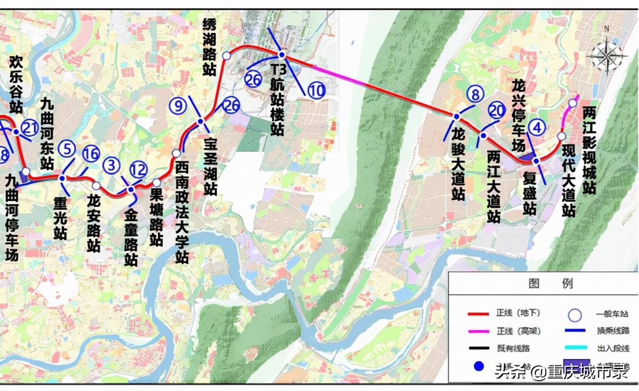 重庆轻轨最新路线图，探索城市的新脉络