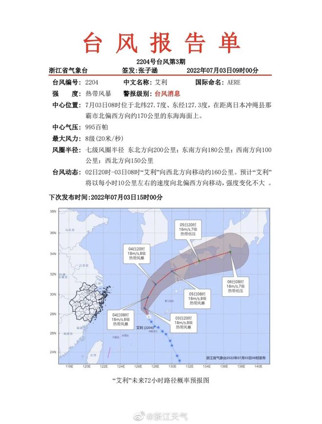 关于台风最新消息，关注2017年第3号台风的动态与影响