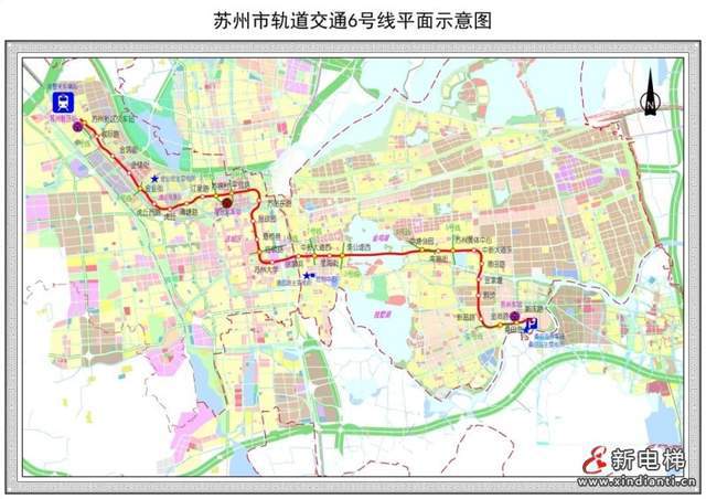 苏州轨道交通S6号线最新规划详解